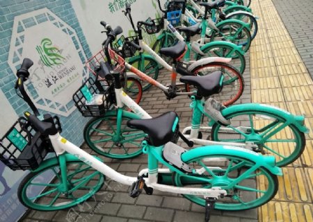 单车交通共享环保新车