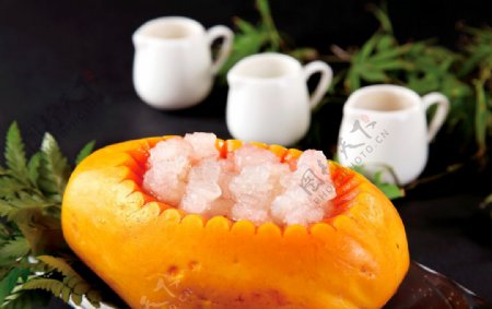夷木瓜炖雪蛤