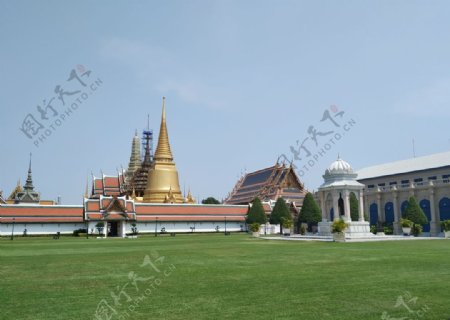 泰国曼谷大皇宫建筑旅游
