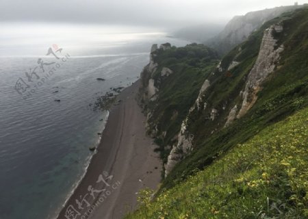 海岸悬崖景观摄影