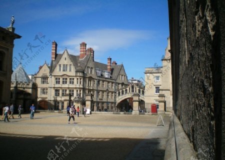 牛津大学校园景观摄影