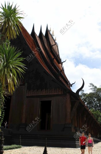 泰国黑庙建筑