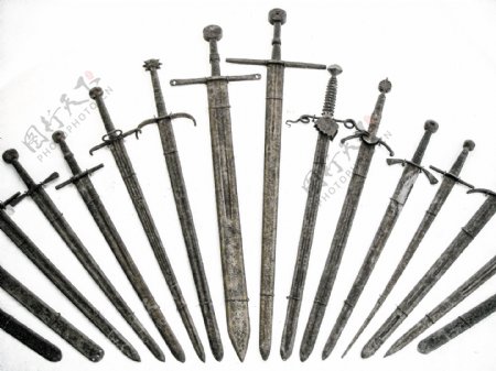 剑历史中世纪骑士金属武器