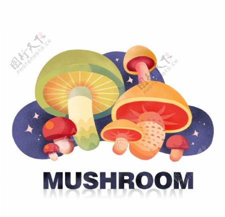 蘑菇插图