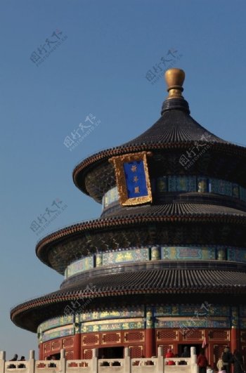 北京天坛及祈年殿牌匾