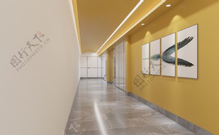走廊现代设计装潢艺术