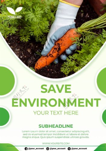 保护原生态环境海报设计