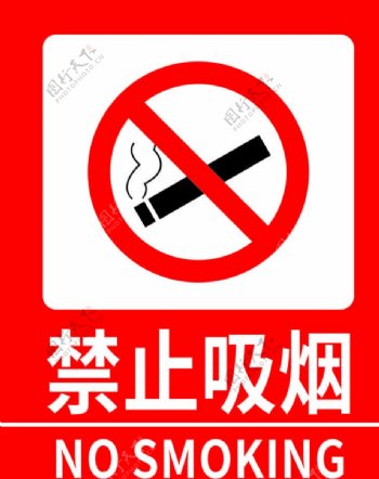 禁止吸烟警示牌