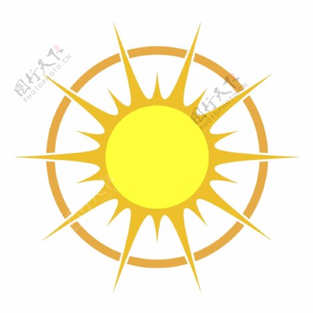 太阳矢量图标
