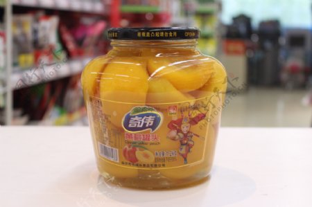 奇伟黄桃罐头1.2kg