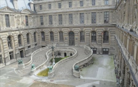 法国巴黎卢浮宫内