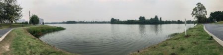 公园湖