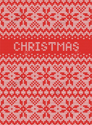 圣诞风格针织纹样背景素材
