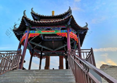 庆城马嵬驿链锁桥建筑