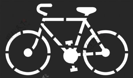 自行车喷漆镂空模板分层