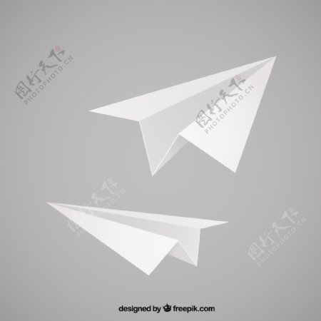 纸飞机插图