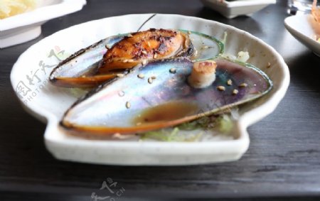 美食食物食品海鲜蛤蜊