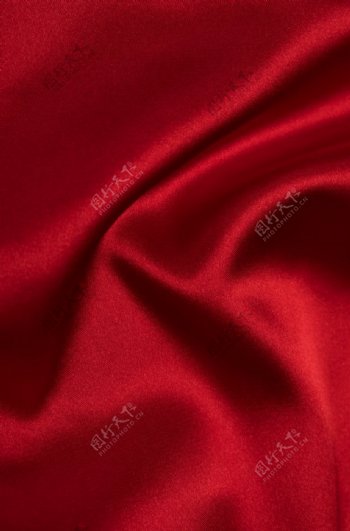 丝绸绸缎红色纹理背景素材