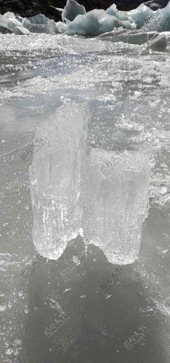 冰川冰块图片