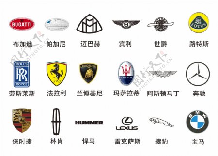 汽车标志汽车logo图片