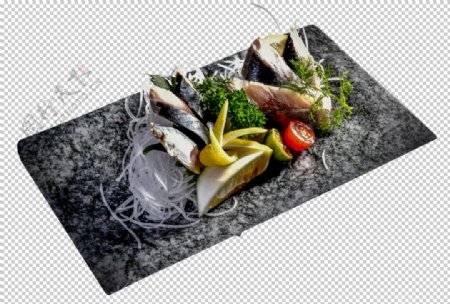 日式寿司摆盘装饰海报素材图片