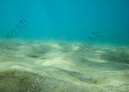 海底沙子图片