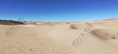 荒漠黄沙风景图片