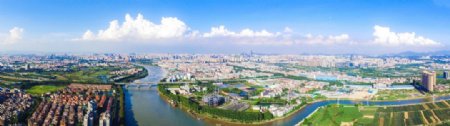 道滘镇高空风景图片