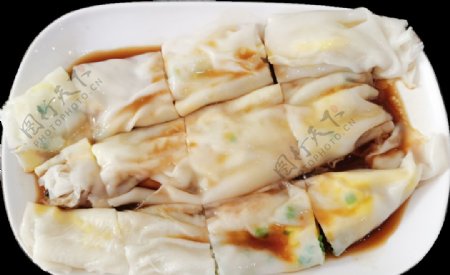 广东肠粉早餐图图片