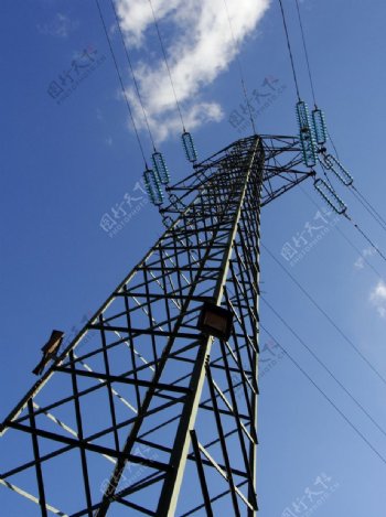 电网铁塔图片