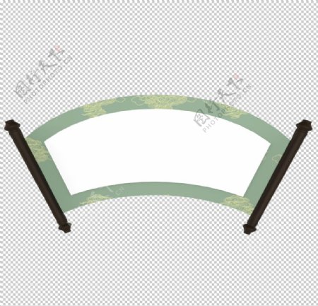 卷轴素材图片