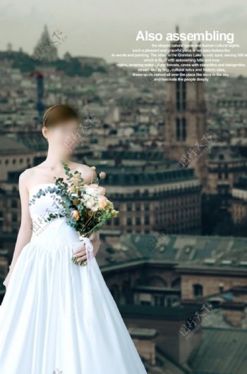 婚纱背景图片