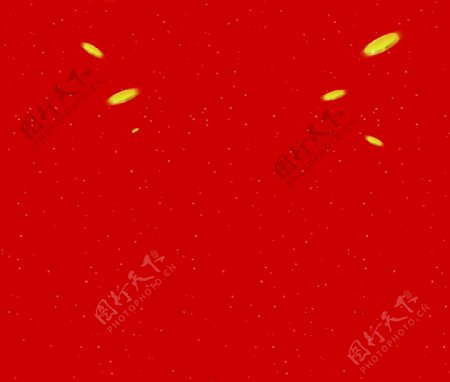 海报粒子红色黄粒子图片