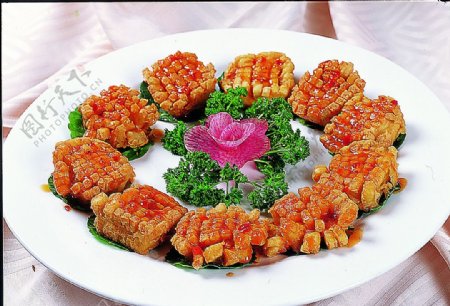 豫菜菊花豆腐图片