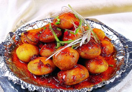 豫菜平锅煎茄盒图片