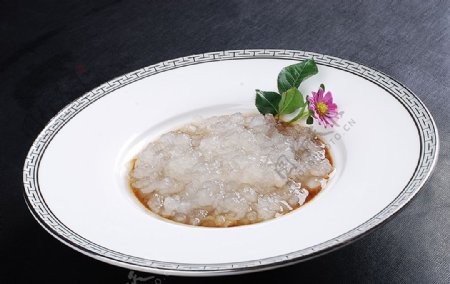 豫菜枣茸炖雪蛤图片