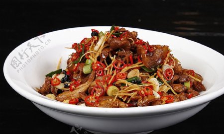 北京菜肉丝炒肉片图片