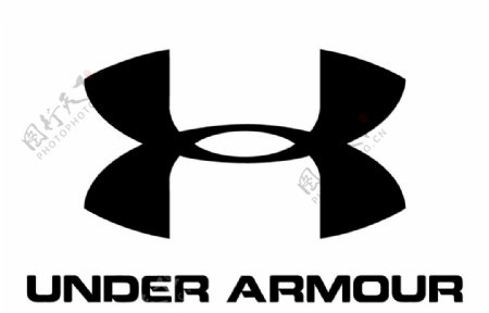 UA安德玛单色矢量logo图片