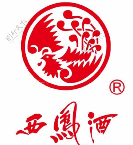 矢量西凤酒logo图片