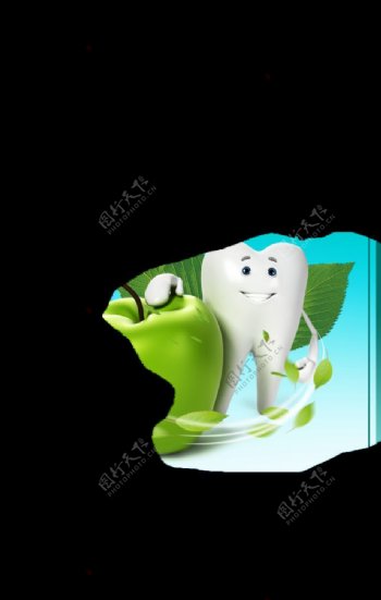 医院牙齿健康展板图片