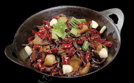 干锅茶树菇图片