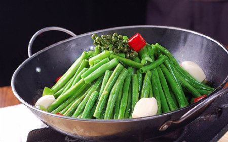 火锅配菜口味豇豆图片