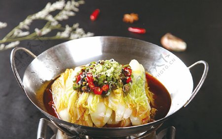 干锅豉香娃娃菜图片