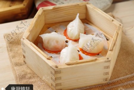 蒜香鲜虾莴笋饺图片