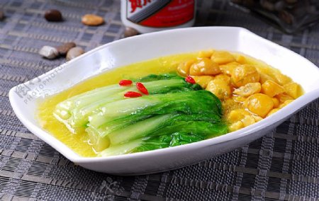 川菜鸡汁板栗白菜图片