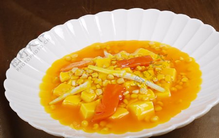 徽菜瓜蓉烩豆腐图片