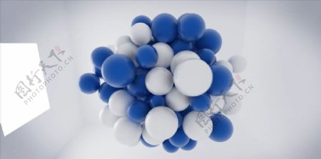 C4D模型收缩的气球图片
