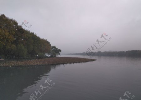 西湖山水图片