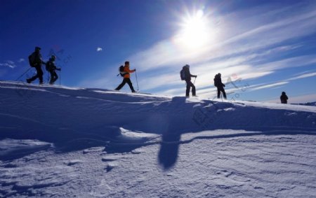 滑雪图片