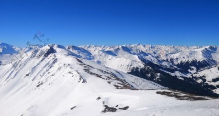 雪山雪景图片